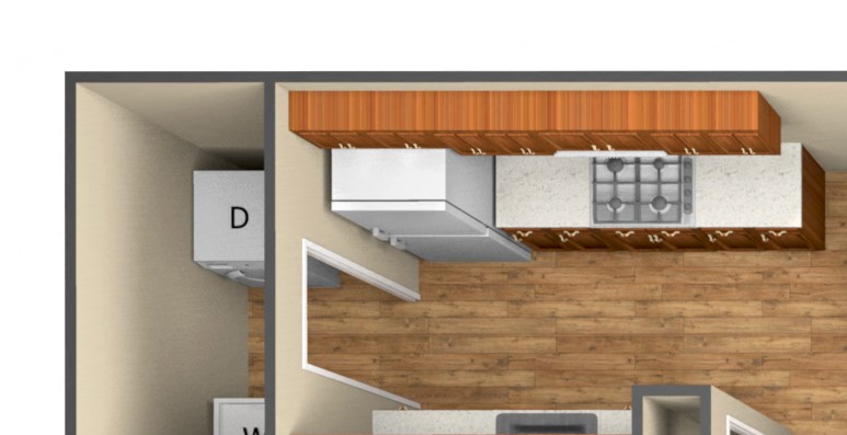 2-Bedroom floor plan